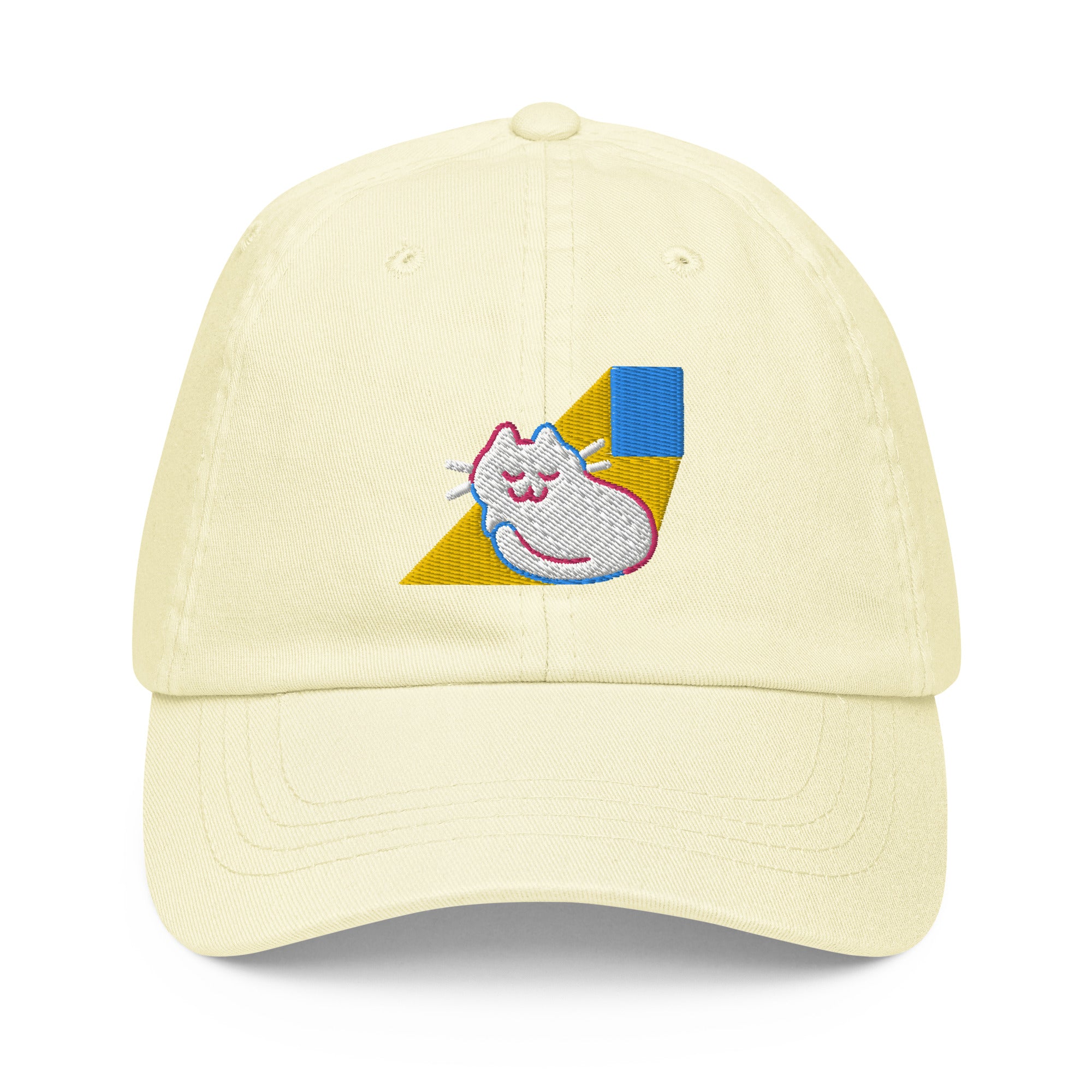 Kitty Caught in a Sunbeam Pastel baseball hat – Noodlecat Studio