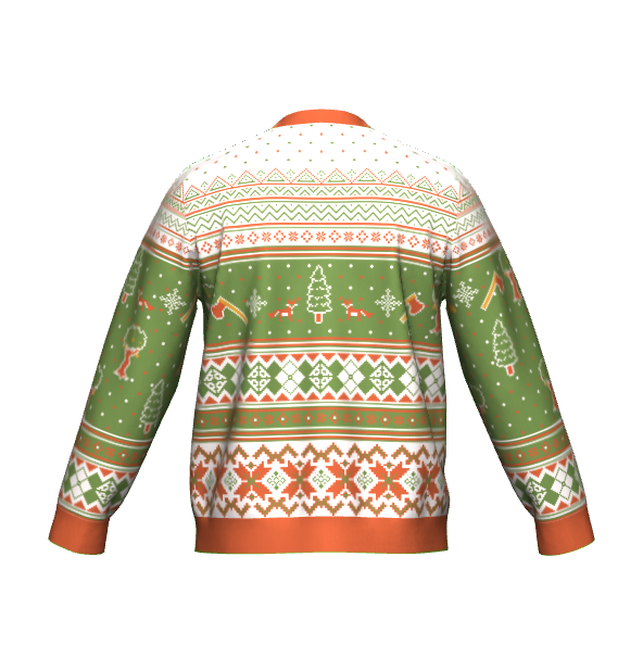 Woodcutting Christmas Sweater - Classic Fit XS - 3XL | Electroslag Collab