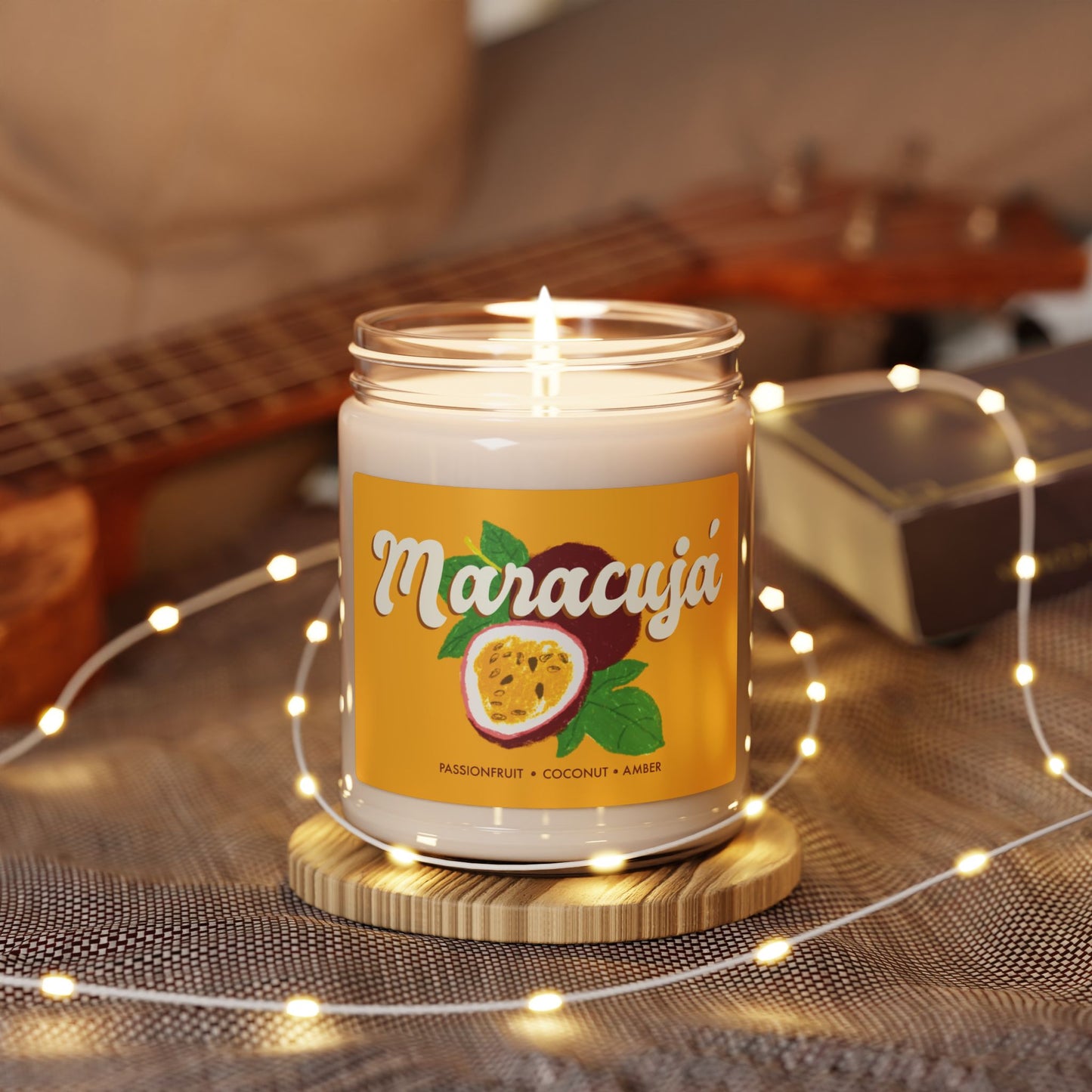 Maracujá (Passionfruit) Scented Portuguese Soy Candle, 9oz