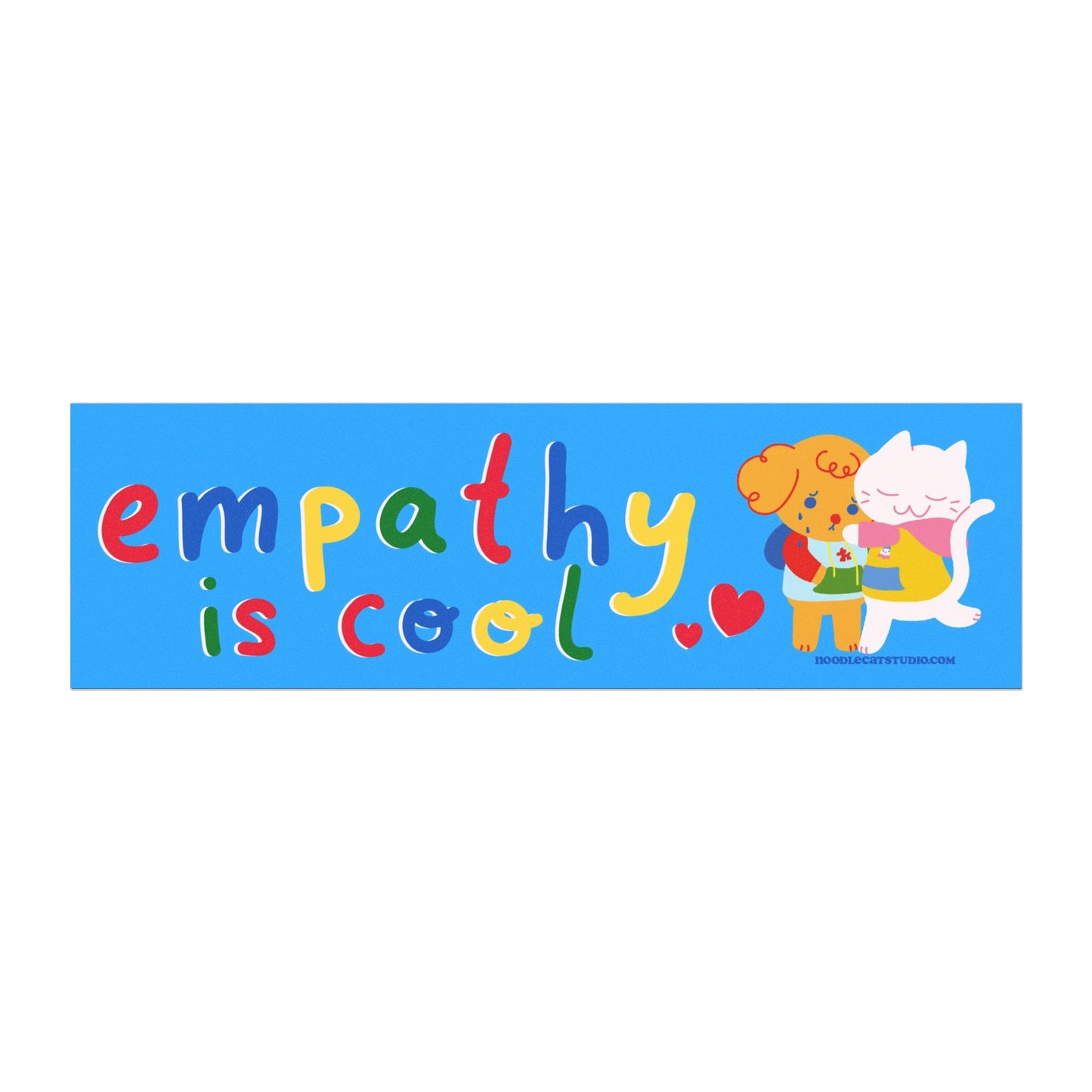 Empathy is Cool Car Bumper Magnet 10" x 3"