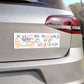 On My Way Car Bumper Magnet 10" x 3"