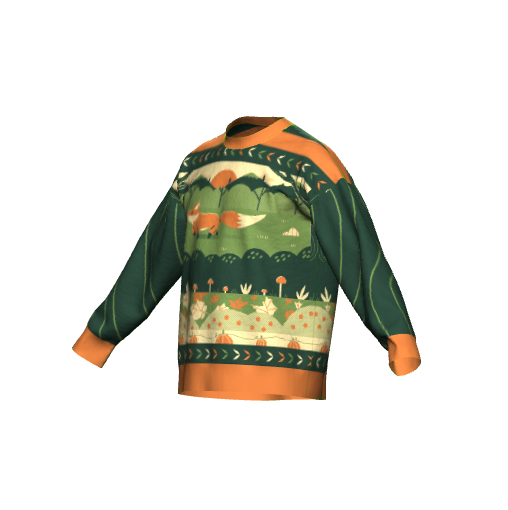 The Wandering Fox Relaxed Fit Sweater XS - 3XL