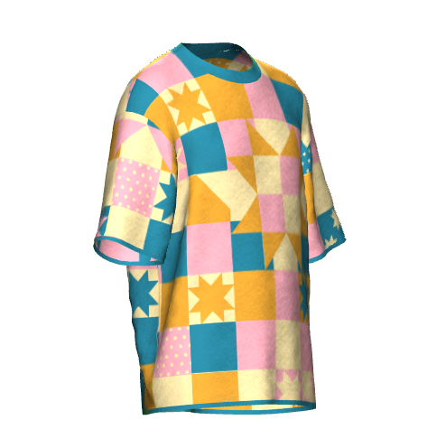 The Jester's Quilt Knit Short Sleeve