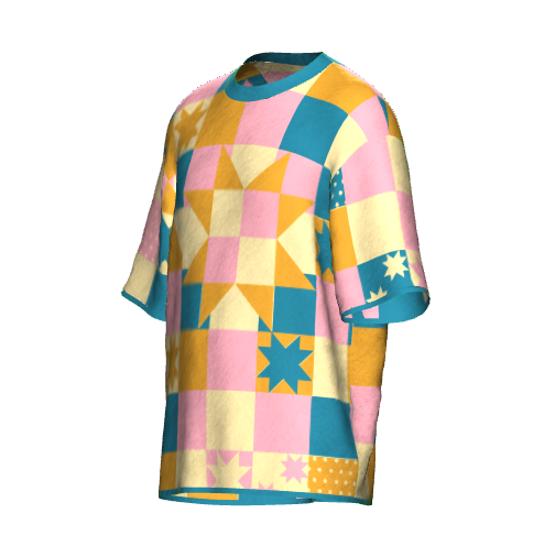 The Jester's Quilt Knit Short Sleeve