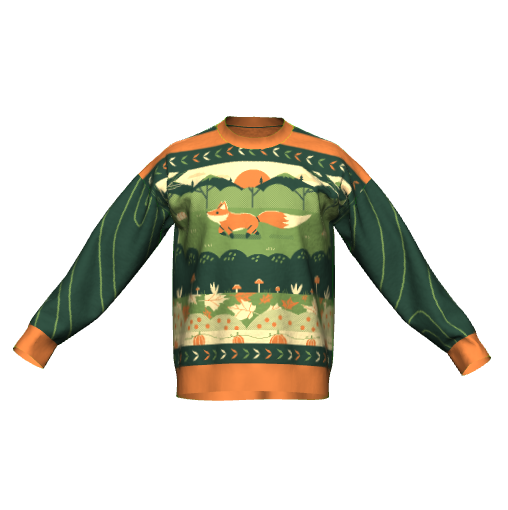 The Wandering Fox Relaxed Fit Sweater XS - 3XL