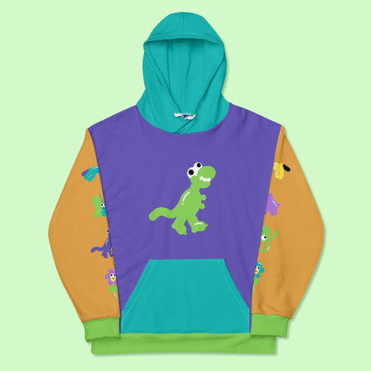 Dino Balloon Animal Hoodie 2XS - 6XL