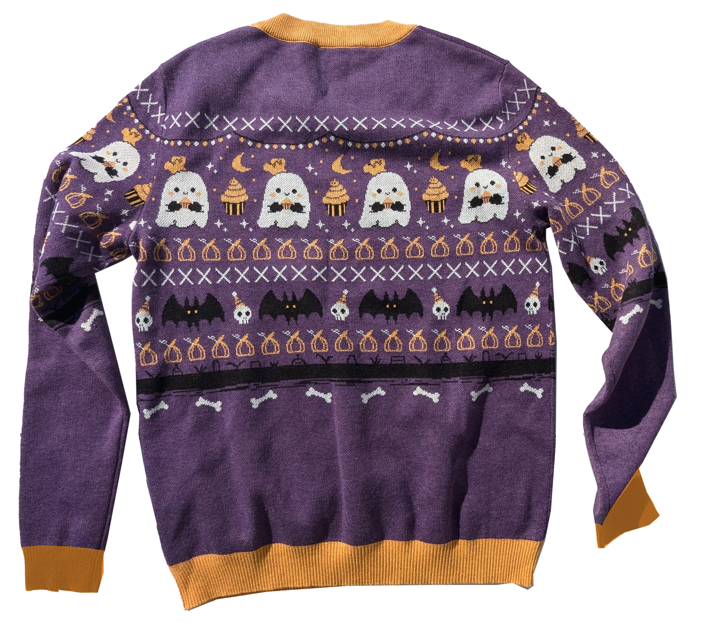 Halloween Ugly Sweater Classic Fit Knit Sweater 2XS-3XL