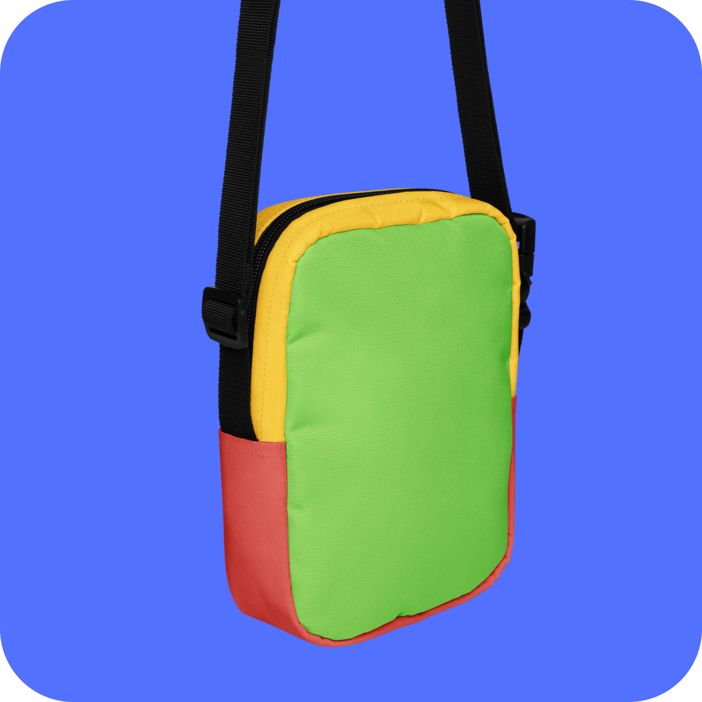 Empathy is Cool Kidcore Colorblock Utility crossbody bag