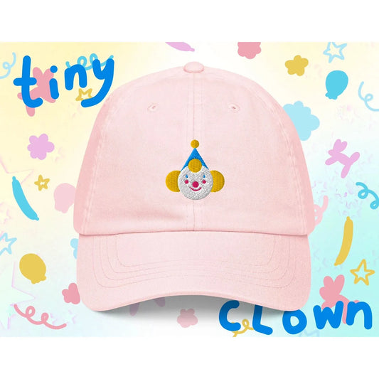 Chapéu de pai Lil Clown bordado Pastel Clowncore