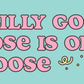 Silly Goose is Loose Car Bumper Magnet 10" x 3"