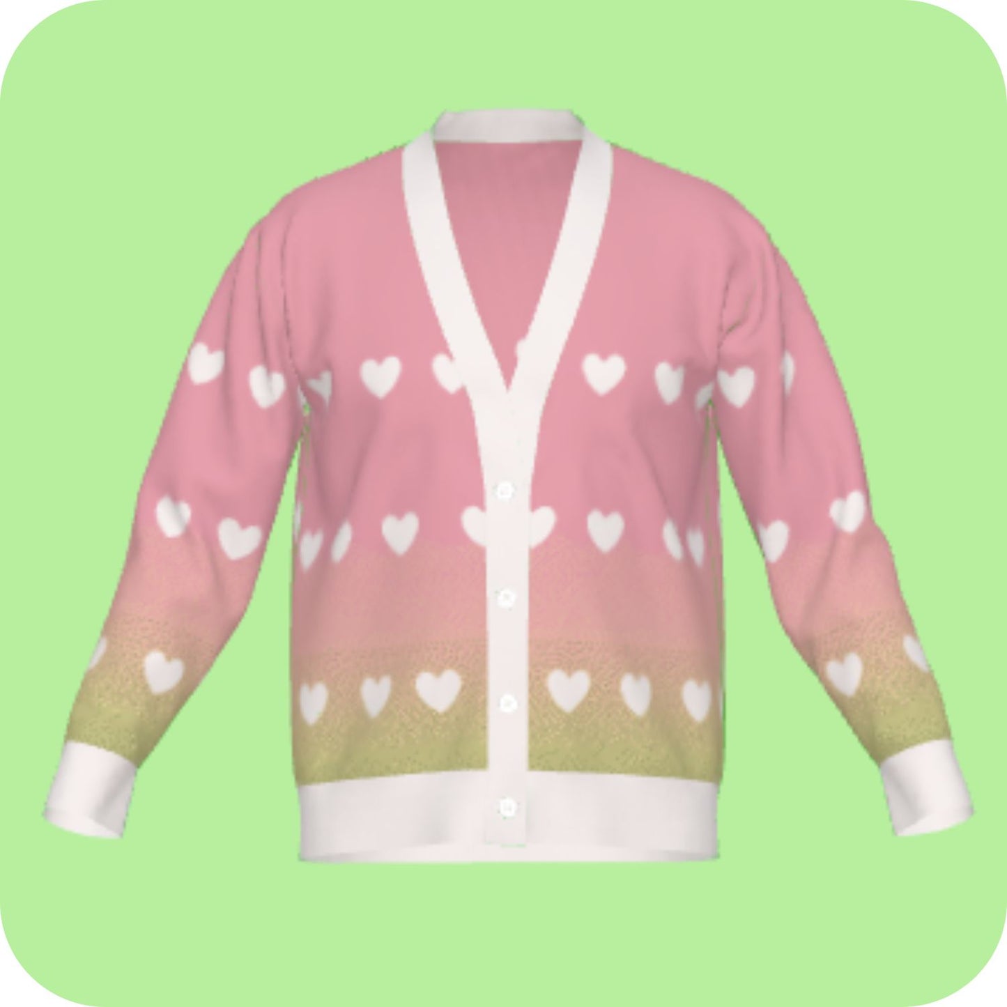 Fighting for Love Knit Cardigan 2XS - 3XL