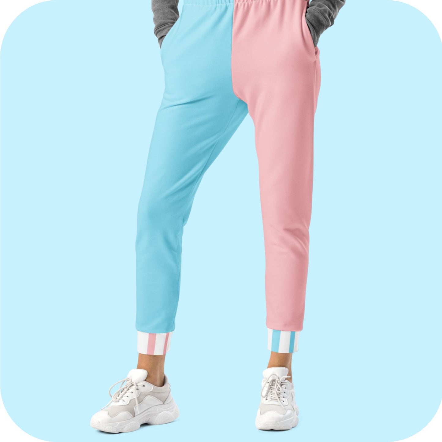 Joggers femininos de algodão doce XS-3XL