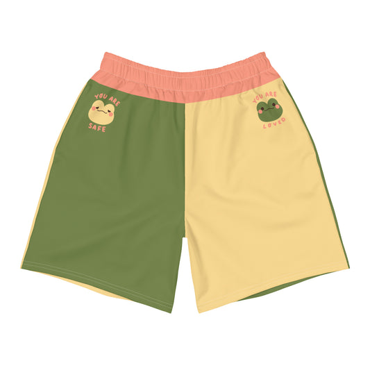 Shorts atléticos reciclados feitos sob medida para homens amigáveis ​​Froggy 2XS - 6XL