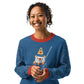 Ice Cream Clown (with sprinkle sleeves) Knitted crew neck sweater 3XS - 3XL