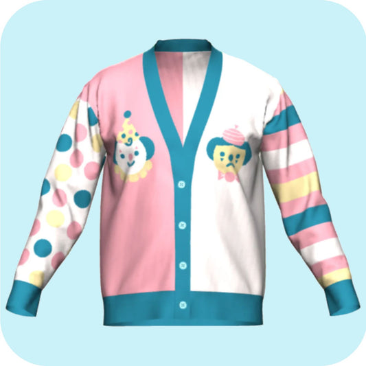 Clown vs Mime Knit Cardigan - Candy Colorway XS - 3XL