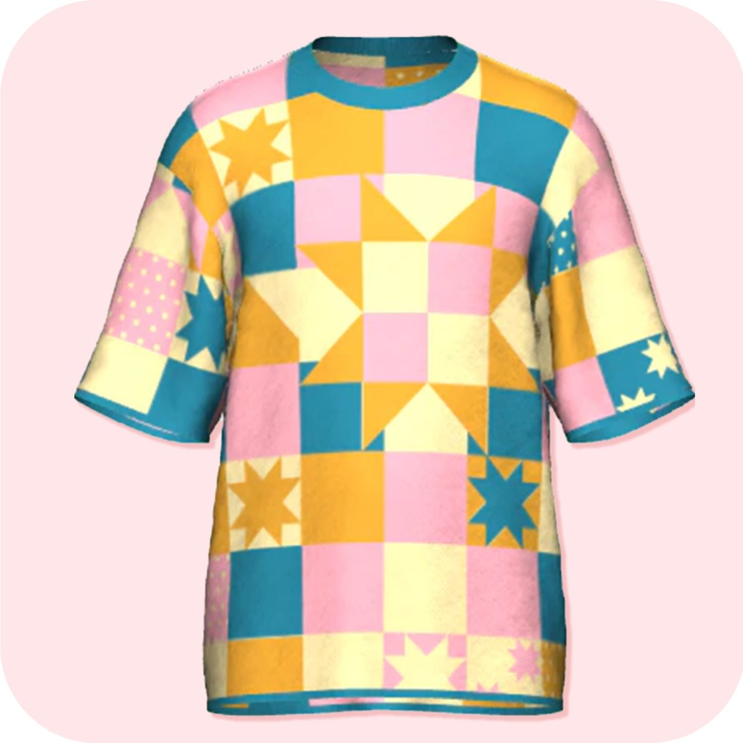 The Jester's Quilt Knit Short Sleeve