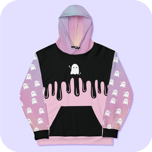 Pastel Purple Ghost Unisex Hoodie 2XS - 6XL