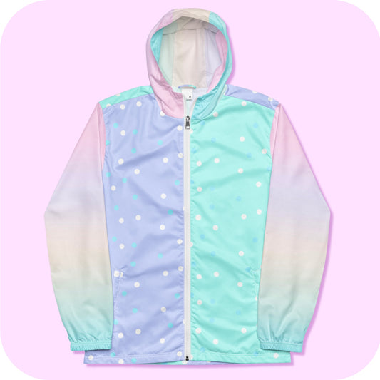 Pastel Confetti Windbreaker XS - 3XL