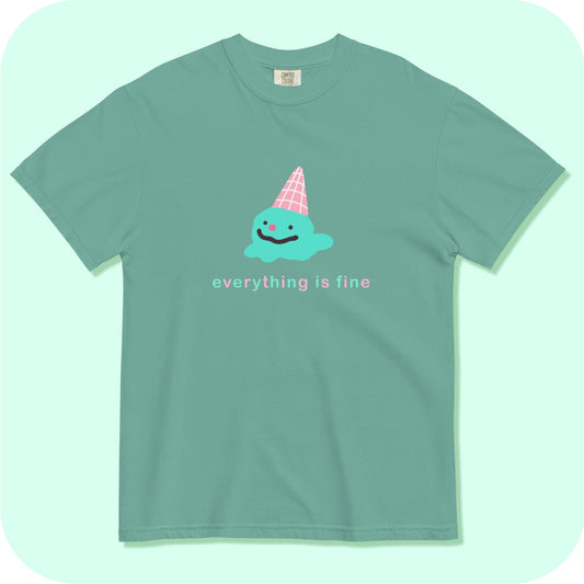 Everything is Fine Comfort Colors Unisex garment-dyed heavyweight t-shirt