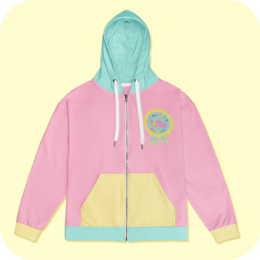 Doing My Best Cute Pastel Unisex zip hoodie 2XS - 6XL