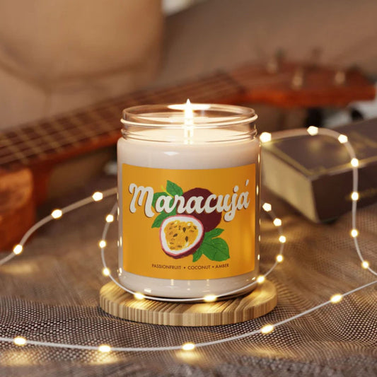 Maracujá (Passionfruit) Scented Portuguese Soy Candle, 9oz