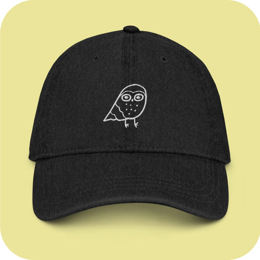 Give a Hoot Denim Hat