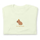 Cute Capybara Embroidered Think Cappy Thoughts Unisex t-shirt XS - 5XL