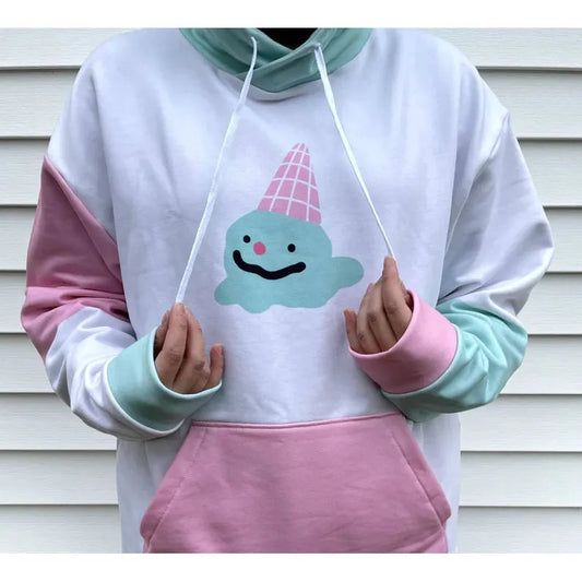 Melty Mint Ice Cream Hoodie 2XS - 6XL