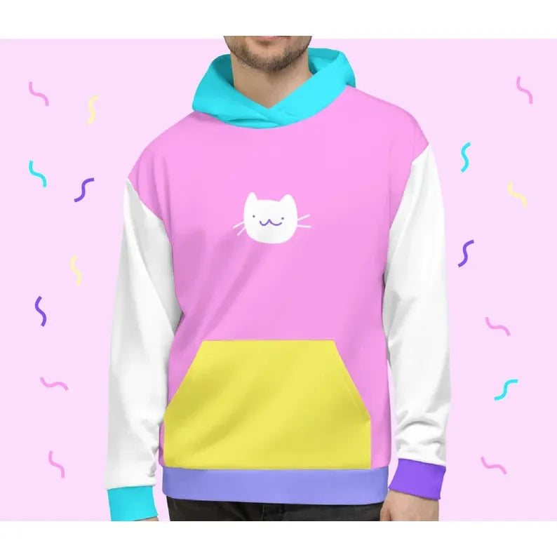 Noodlecat Nostalgic Neon Hoodie 2XS- 6XL