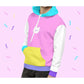 Noodlecat Nostalgic Neon Hoodie 2XS- 6XL