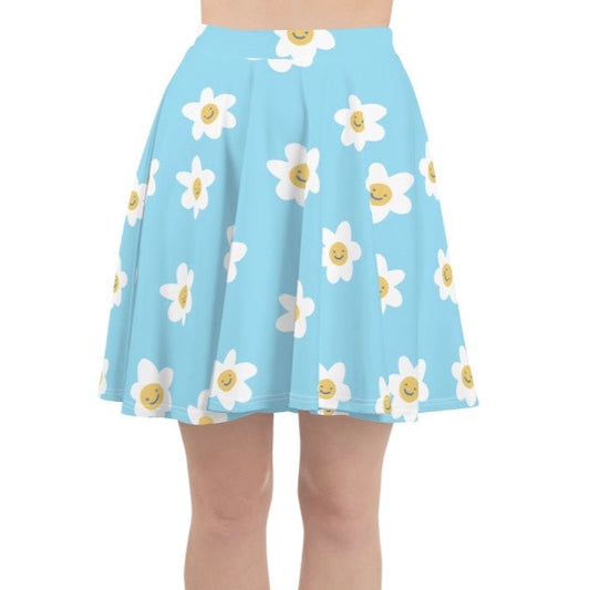 Smiley Daisy Skater Short Shirt XS - 3XL