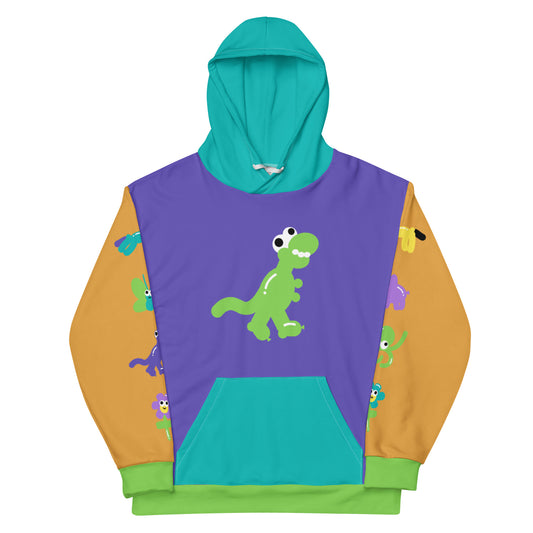 Dino Balloon Animal Hoodie 2XS - 6XL