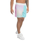 Shorts esportivos reciclados de tamanho masculino Trans Pride Pastel Rainbow 2XS - 6XL