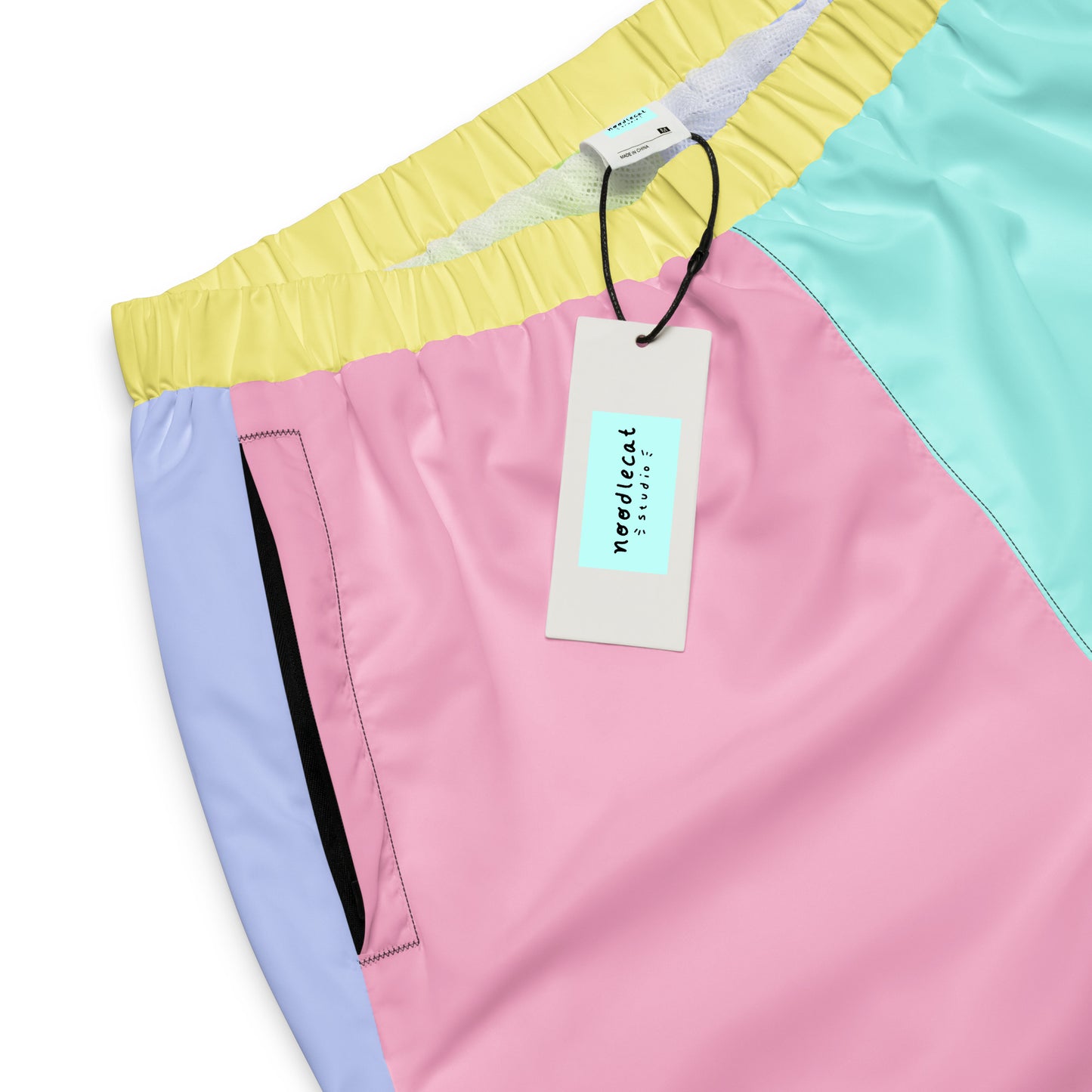 Calça de treino unissex Pastel Rainbow Colorblock XS - 3XL